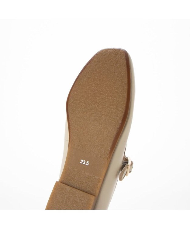 ing <ing>【WEB限定】ストラップフラットシューズ アイボリー