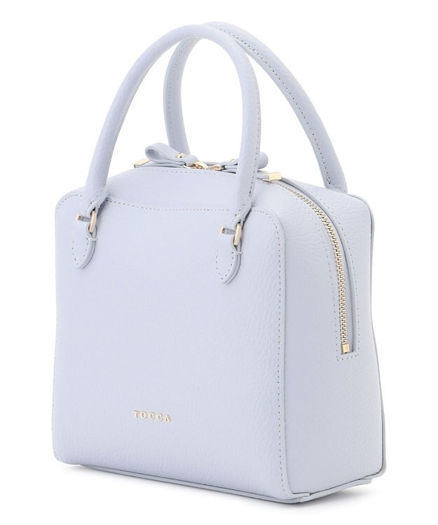 TOCCA ECLAT CARRE LEATHERBAG レザーバッグ ブルー系