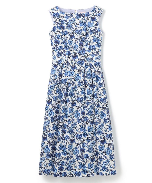 TOCCA 【美人百花掲載】【大人百花コラボ・00サイズあり・洗える・消臭】BLOOMING SPRING TIME ドレス ブルー系