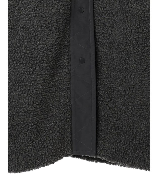 Green Parks ロングボアコート Charcoal Gray