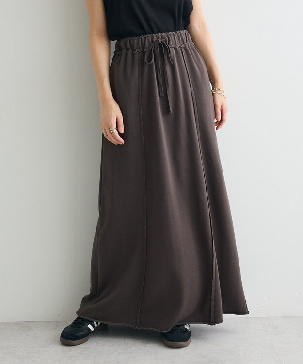 CRAFT STANDARD BOUTIQUE スウェットロングスカート Charcoal Gray