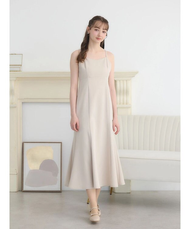 earth music&ecology ＳＥＴ２点レースボレロ＋キャミワンピース Beige