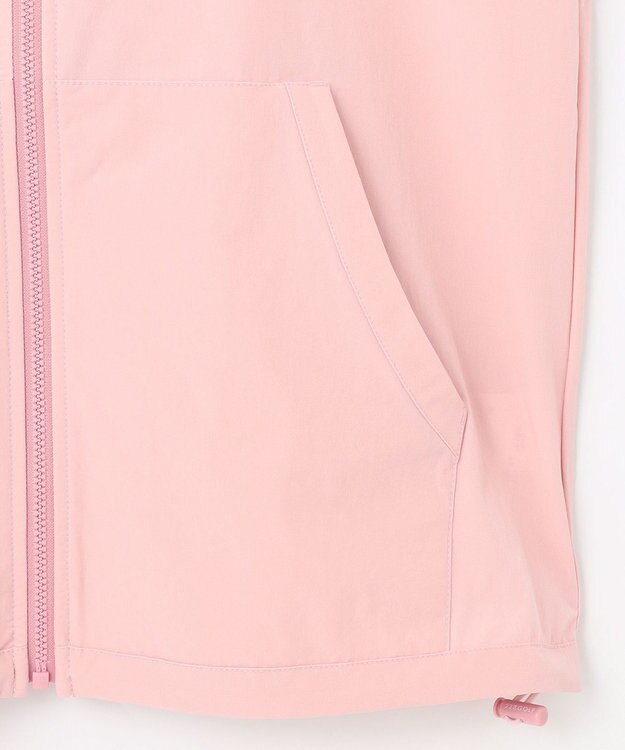 23区GOLF 【WOMEN】シアーストレッチ ショート丈フードベスト ピンク系