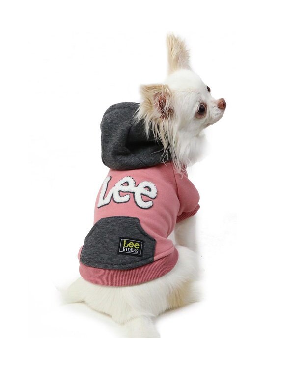 PET PARADISE Ｌｅｅ サガラ刺繍パーカー 《ピンク》 小型犬 ピンク