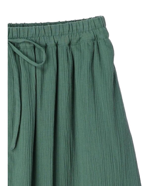 earth music&ecology ガウチョパンツ Green