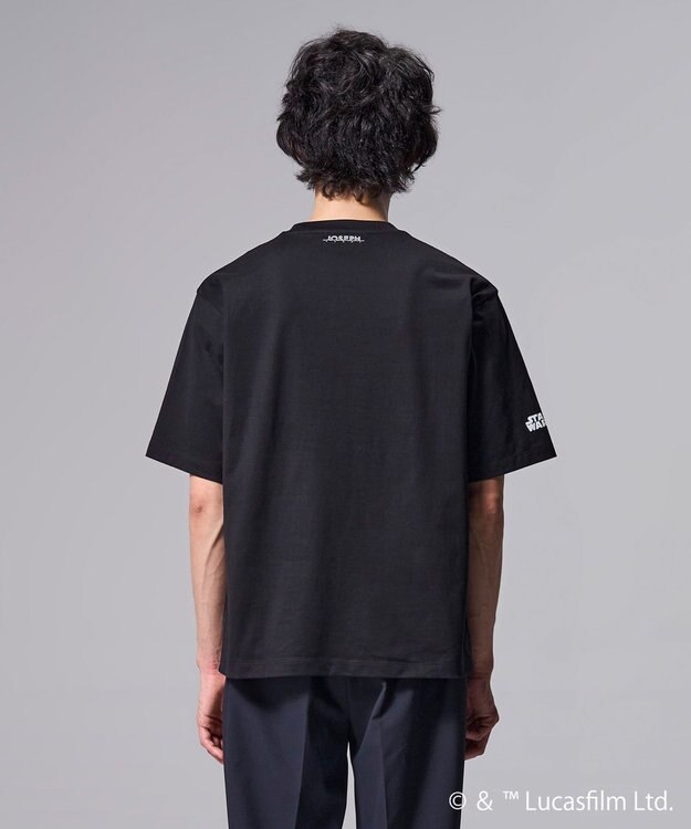 JOSEPH HOMME 【WEB限定】【スター・ウォーズ 】 JOSEPH HOMME スター・ウォーズ / リラックスフォルム クルーネックプリントTシャツ ブラック系1