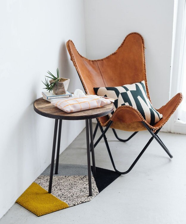 TRICOTE DOT GEOMETRIC RUG 59MUSTARD