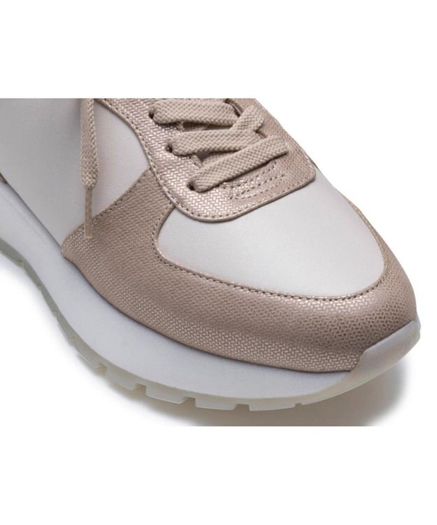 REGAL FOOT COMMUNITY 【リーガルレディース】BF03 レースアップスニーカー スニーカー ベージュアイボリー