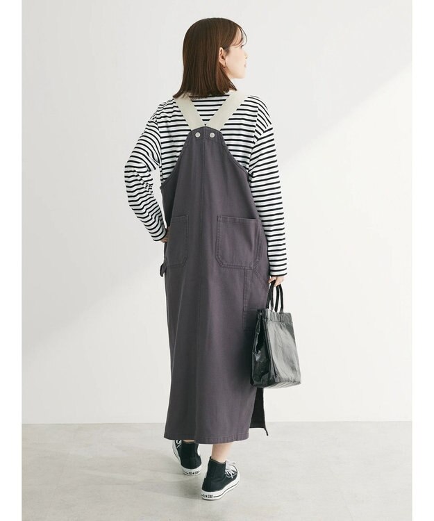 Green Parks ・ＳＵＧＡＲ　ＳＰＯＯＮ　ペインターサロペットスカート Charcoal Gray