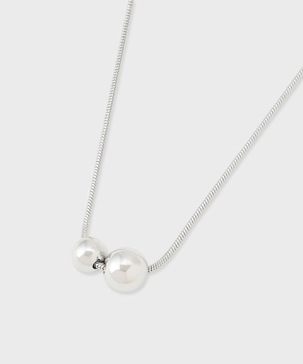 GRACE CONTINENTAL デザインチェーンネックレス シルバー