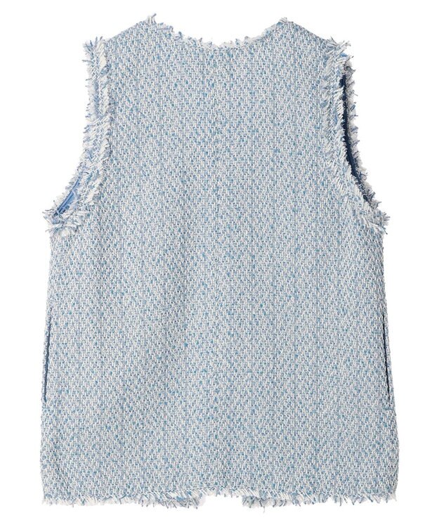 earth music&ecology ツイードジレ Blue