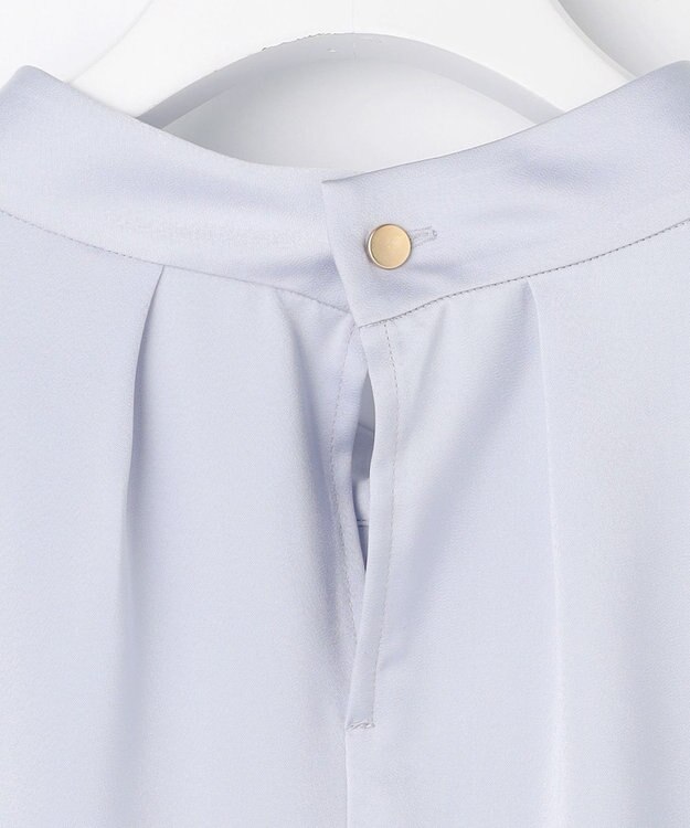 ANY SIS 【4WAY】長袖 ボウブラウス ライトブルー