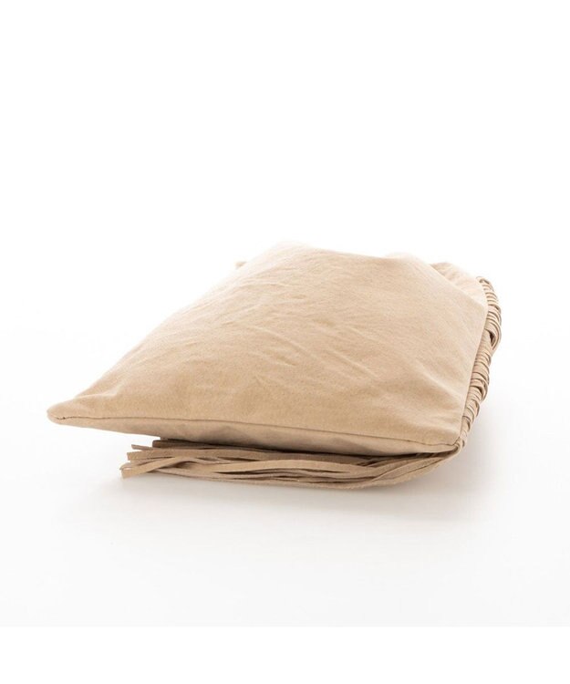 UNBILLION kakatoo ピッグレザーフリンジドロストミニバッグ ベージュ