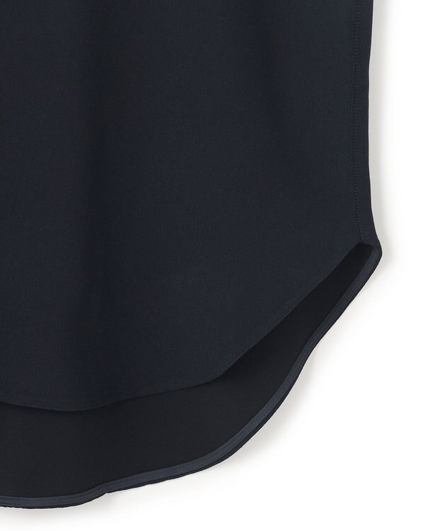 UNFILO ジョーゼット ラウンドテール プルオーバー ネイビー