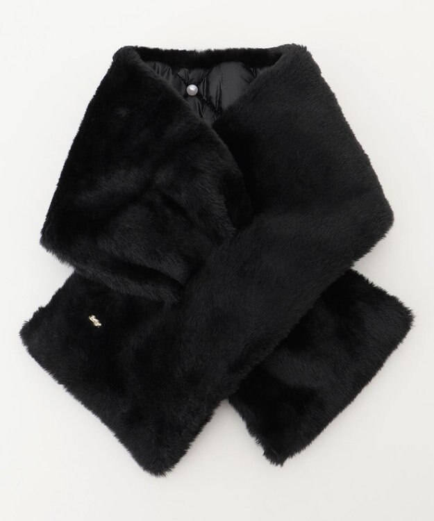 TOCCA 【リバーシブル】PEARL FUR REVERSIBLE TIPPET ティペット ブラック系