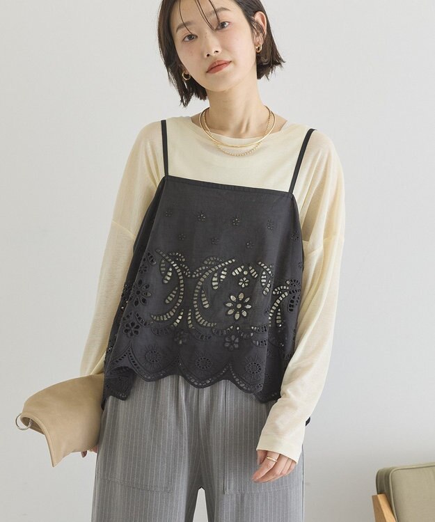 AMERICAN HOLIC レースビスチェ Black