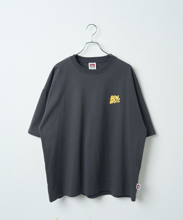 WEGO 【ユニセックス着用ITEM/綿100％/SMLサイズ】別注ベンデイビスプランプロゴT スミクロ