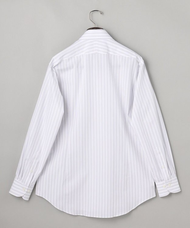 GOTAIRIKU 【形態安定】PREMIUMPLEATS_セミワイドカラー _通年ドレスシャツ(25年秋冬限定色) ブルー系1