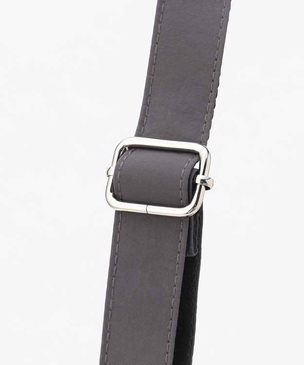 LA BAGAGERIE 【MONICA】フロントポケットショルダーバッグ ダークグレー