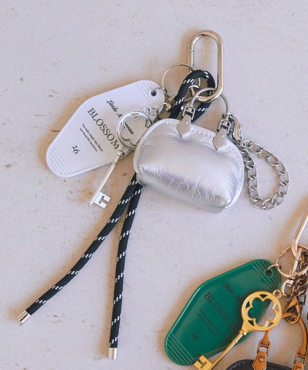 earth music&ecology ＫＥＹ＆バッグプレッピーチャーム Silver
