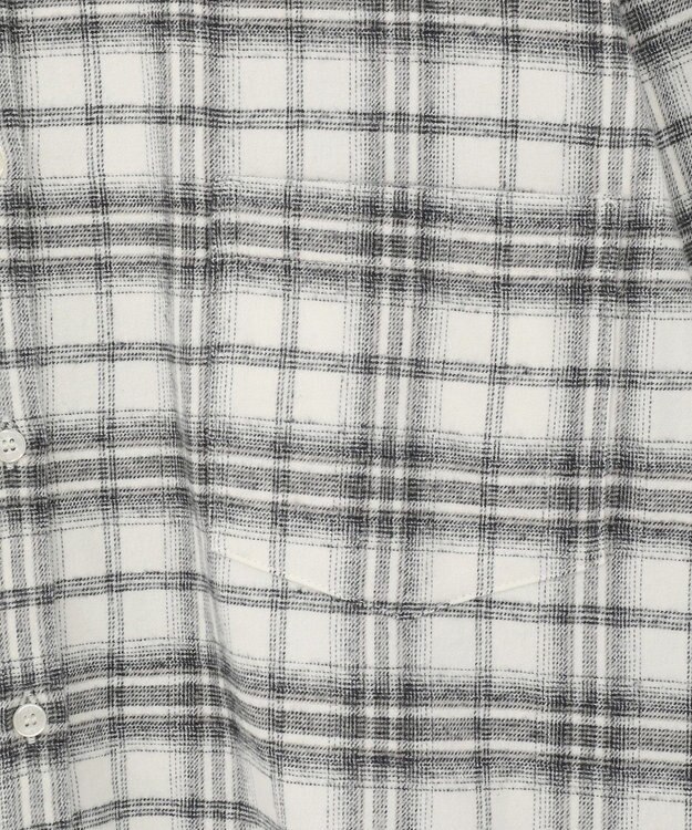 AMERICAN HOLIC ビエラ起毛チェックシャツ Ivory