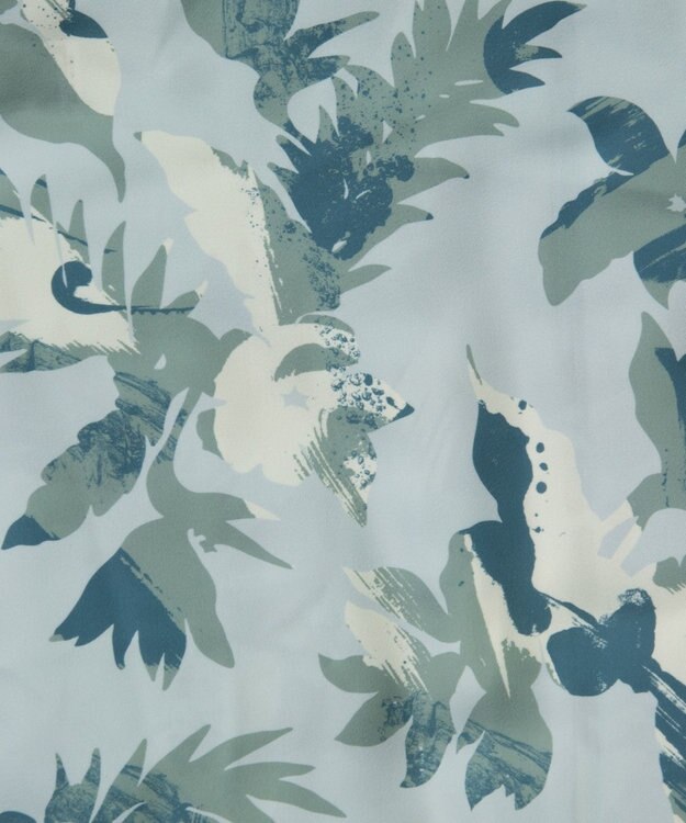 WEGO 【ユニセックス着用ITEM/MLサイズ展開】トロミアロハシャツ（S） サックス