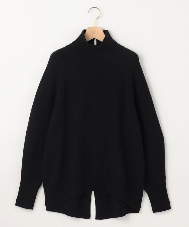 組曲 S ウールカシミヤミックス ロールネックニット ブラック系