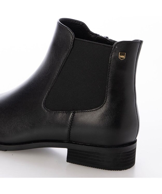 ing <ing>アクセントサイドゴアブーツ ブラック