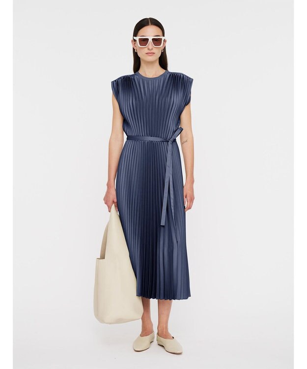 JOSEPH ニットウィーブプリッセ　ドレス Harbour