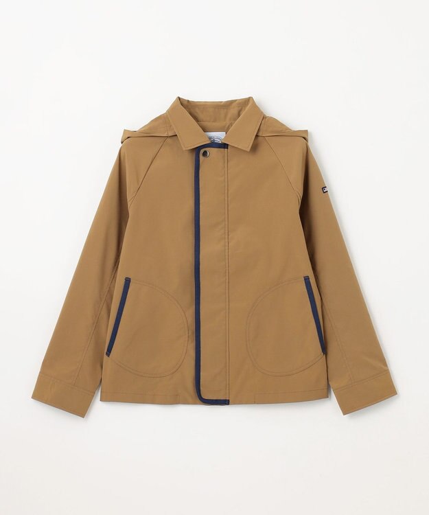 J.PRESS KIDS 【140-170cm】フード付きステンカラー ブルゾン ベージュ系