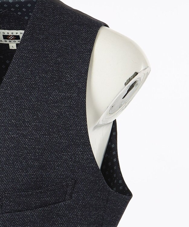 JOSEPH ABBOUD 【キングサイズ】ツィーディジャージー ベスト ネイビー系