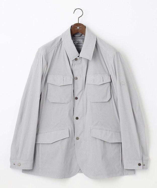JOSEPH ABBOUD 【キングサイズ・ストレッチ/ECO撥水】アクティブレジャーブルゾン ライトグレー系