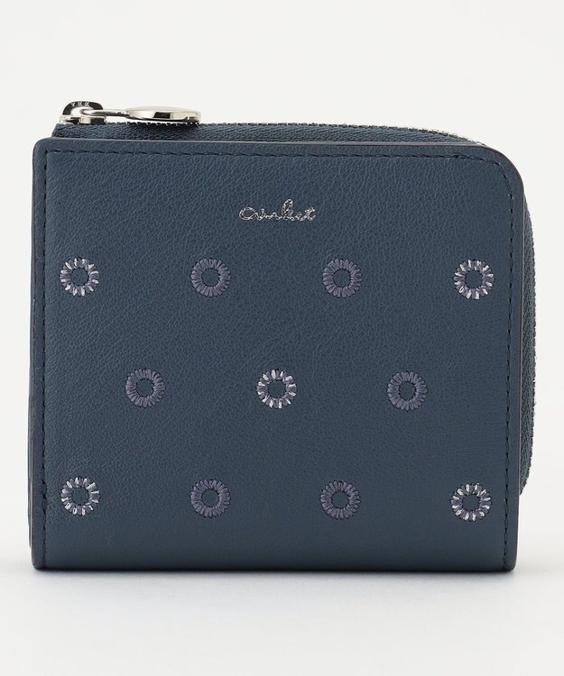 airlist コンパクト二つ折り財布 Daisy デイジー ネイビー