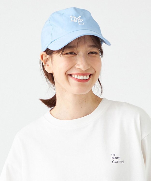 SHARE PARK LADIES 【UVカット・撥水】イージーデニムロゴキャップ サックスブルー系