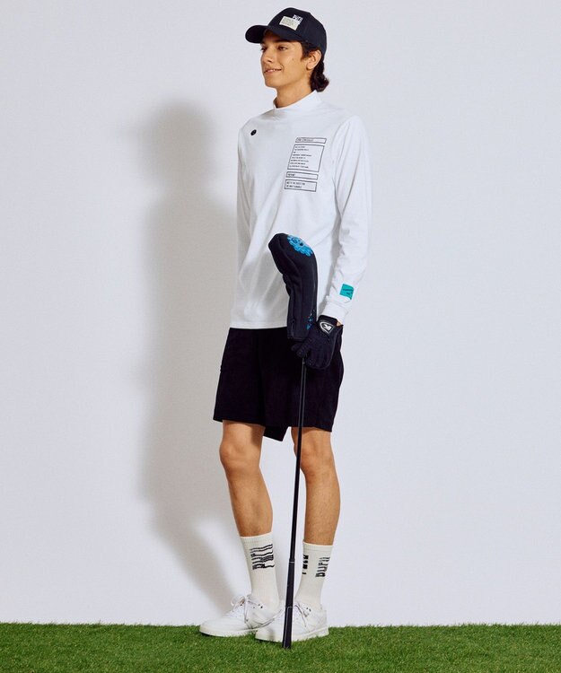 PW CIRCULUS 【手洗い洗濯可 / NEWシーズン素材 / ストレッチ】【MEN】コーデュロイショーツ ゴルフ ブラック系