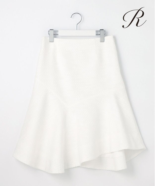 23区 【R(アール)】ジャカード スカート ホワイト系