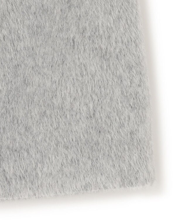 BEIGE， COURBE / アルパカ混ミニ丈スカート L Gray