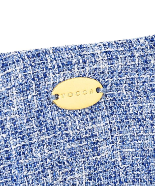 TOCCA 【洗える】MIST TWEED スカート ブルー系5