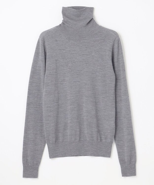 NAVE 【Nave】リュクスウール タートルネック ニット ライトグレー系
