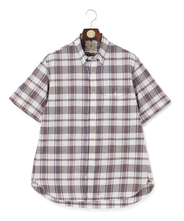 J.PRESS MEN 【WEB・一部店舗限定】マドラスチェックシャツ ホワイト系3