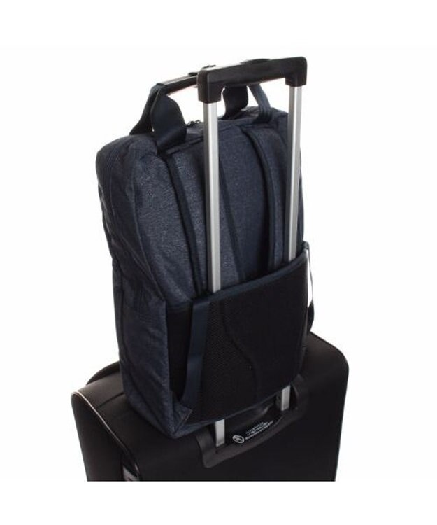ACE BAGS & LUGGAGE ace. ホバーライト 軽量スリムでPC収納可能。自転車通勤に最適なビジネス対応型A4リュック 59004 エース ネイビー