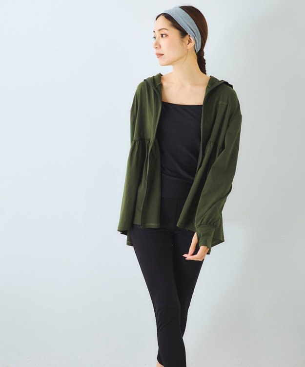 OP／FILA 【Kappa】フェイスガード付ラッシュガード カーキ