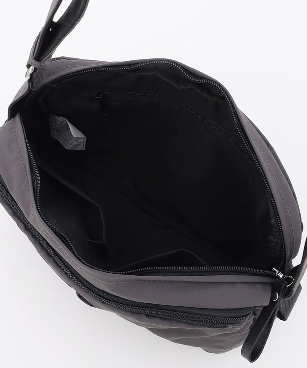 LA BAGAGERIE 【MONICA】フロントポケットショルダーバッグ ダークグレー