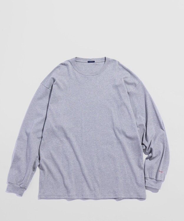 LENO CREWNECK PULLOVER《UNISEX》クルーネックカットソー HEATHER GRAY