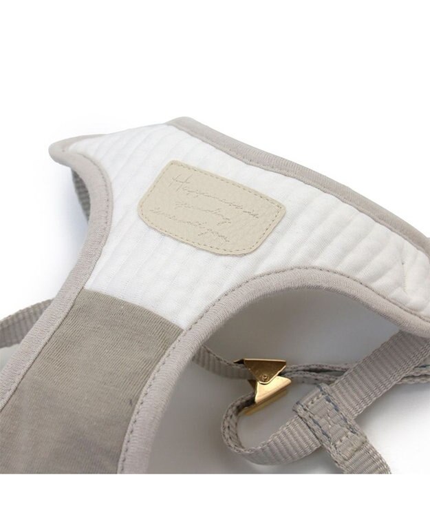 PET PARADISE シンプル リード付きハーネス【４Ｓ】 ベージュ