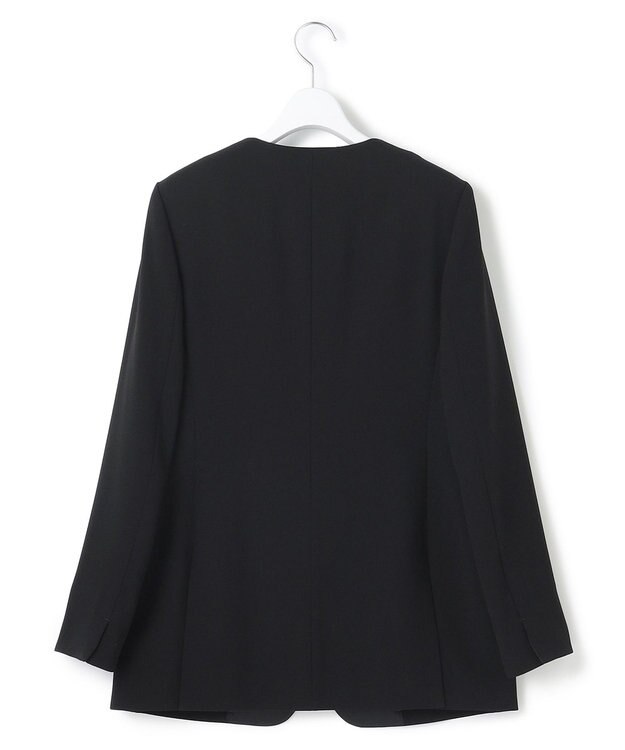 23区 【APPLAUDIR】クリアジョーゼット ジャケット ブラック系