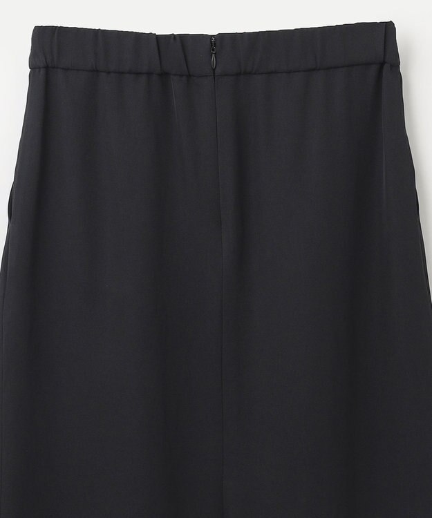 NAVE 【ReNAVE　洗える】アセテートギャバスカート ブラック