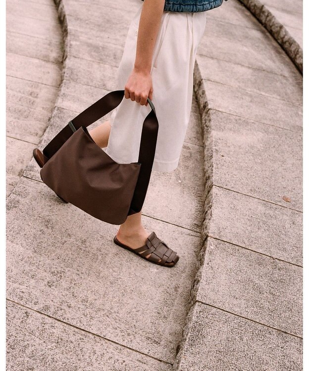 MIYABIYA LAQUOH【撥水加工】ミニマルナイロンワンショルダー (S) カーキ