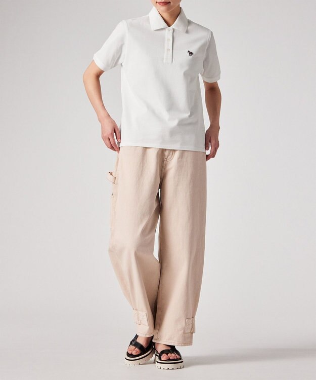 Paul Smith ゼブラ ワンポイント ポロシャツ オフホワイト