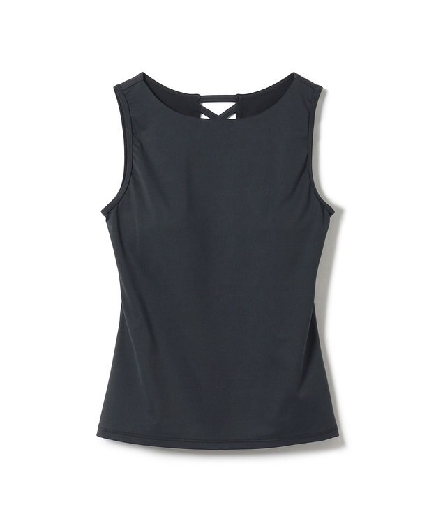 Chacott Chacott BALANCE ホットメルトレースアップトップ ブラック